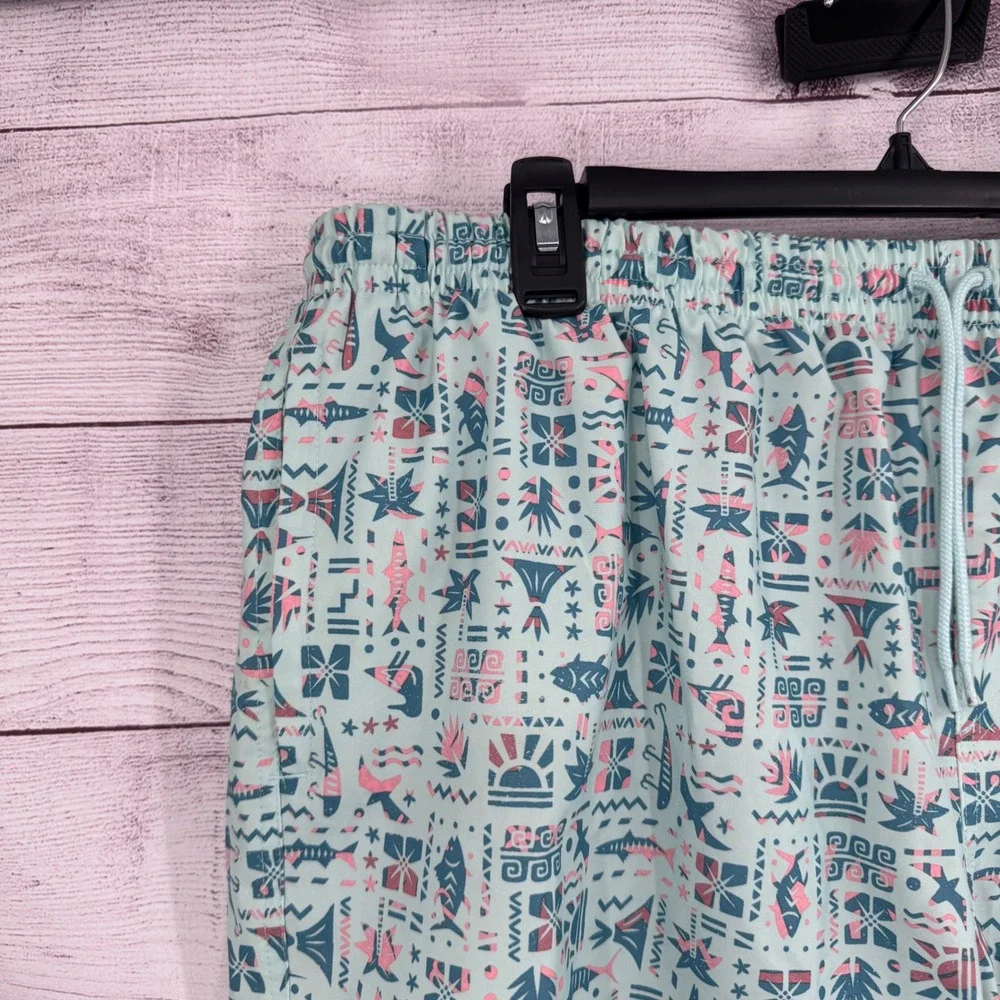 Columbia PFG Swim Trunks Shorts Mens XL Performance Fish Fishing Gear Patterned‎